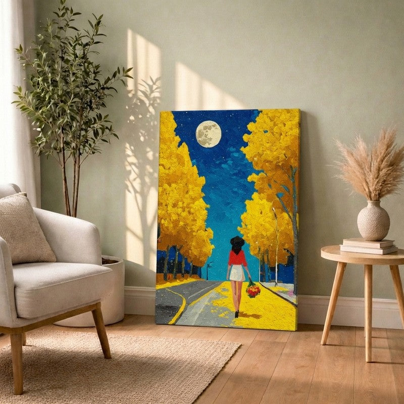 Reflected Calm Landscape Canvas Wall Art