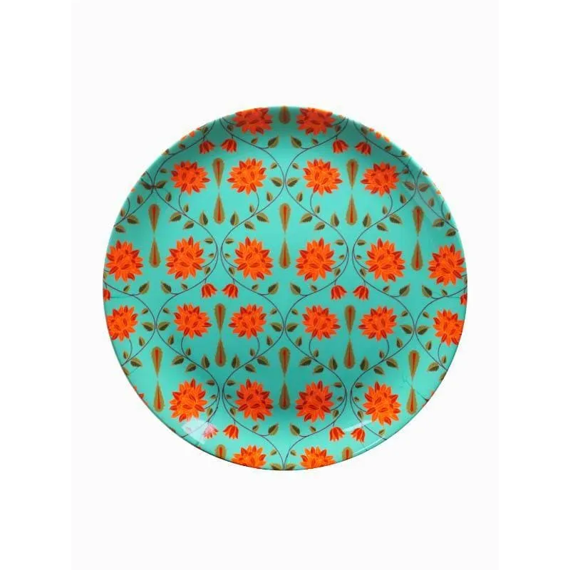 Day Bloom Decorative Plate - Green media 5