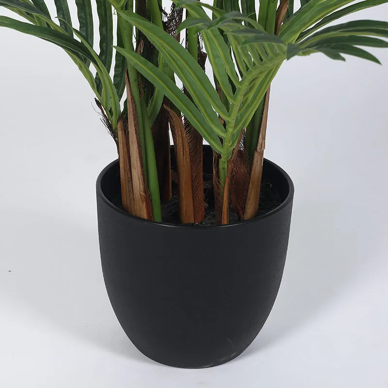 Everde Artificial Palm With Black Plastic Pot - 4 Feet media 5
