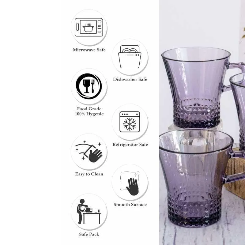 Pasabahce Glass Tea Cup (250 mL Each) - Set of Six media 6