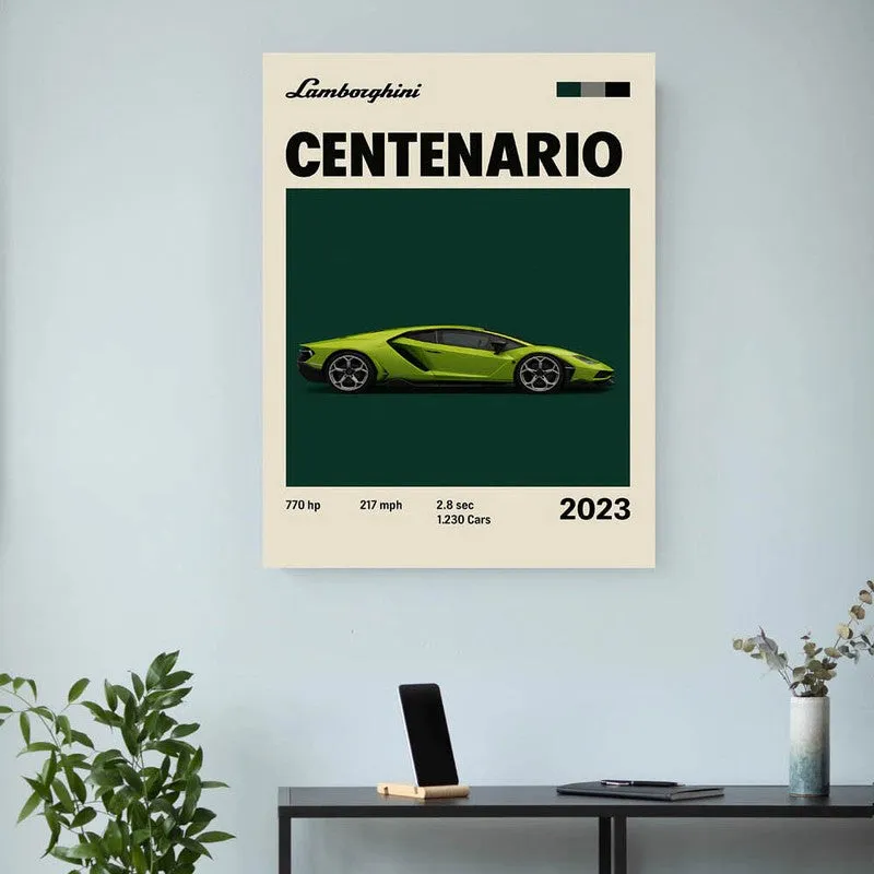 Centenario Speed Wall Poster media 3