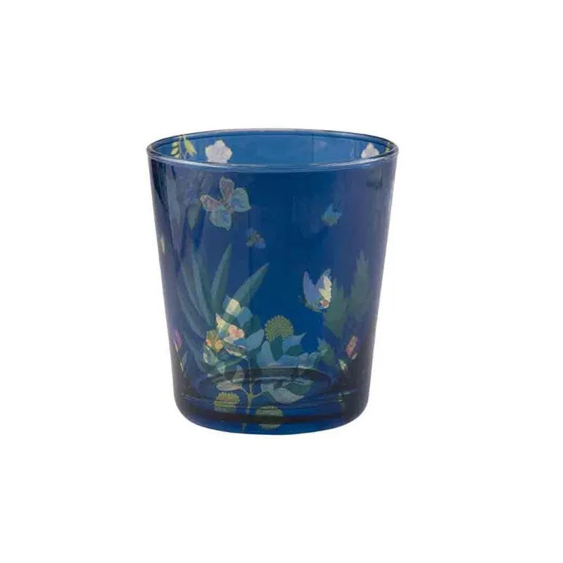 Vibrant Bliss Glass Tumbler (Blue) - Set Of Four media 3