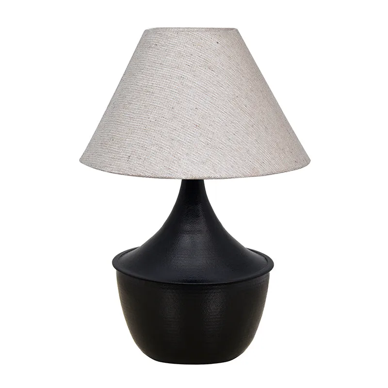 Obliqe Metal Table Lamp - Beige,Black media 3