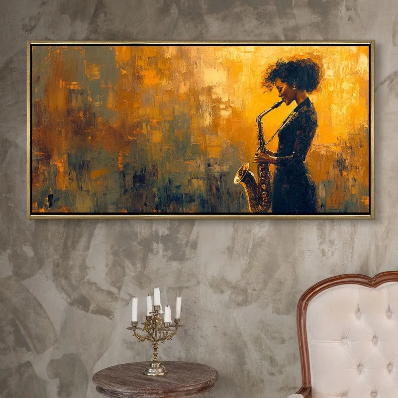 Resonance Canvas Wall Painting With Frame media 1