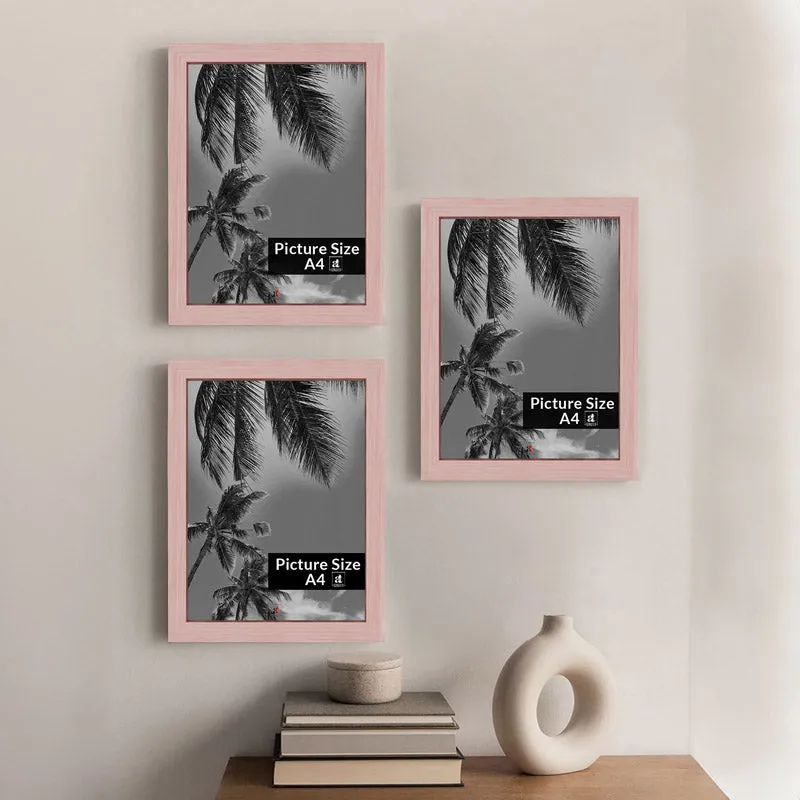 Arabella Photo Frame (Pink) - Set of Three media 1