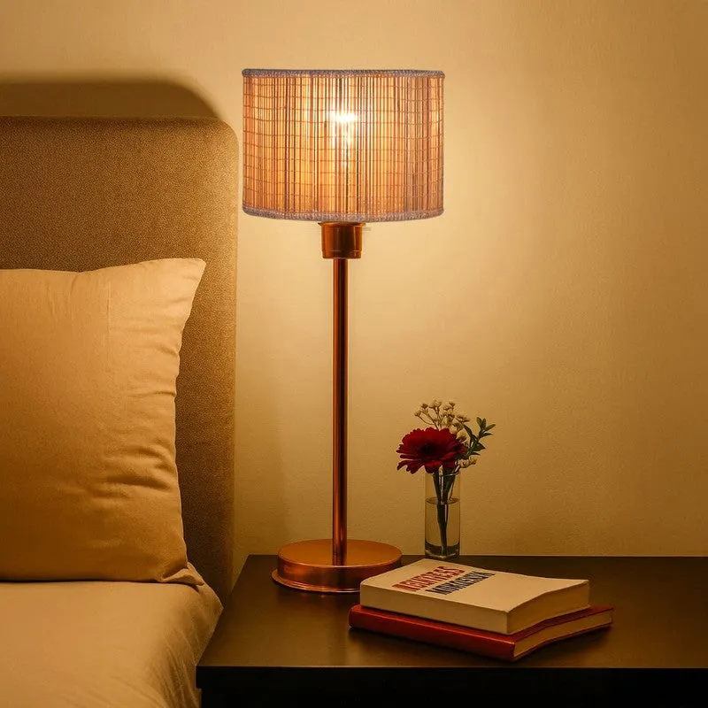 Kavira Aven Metal Table Lamp - Beige media 1