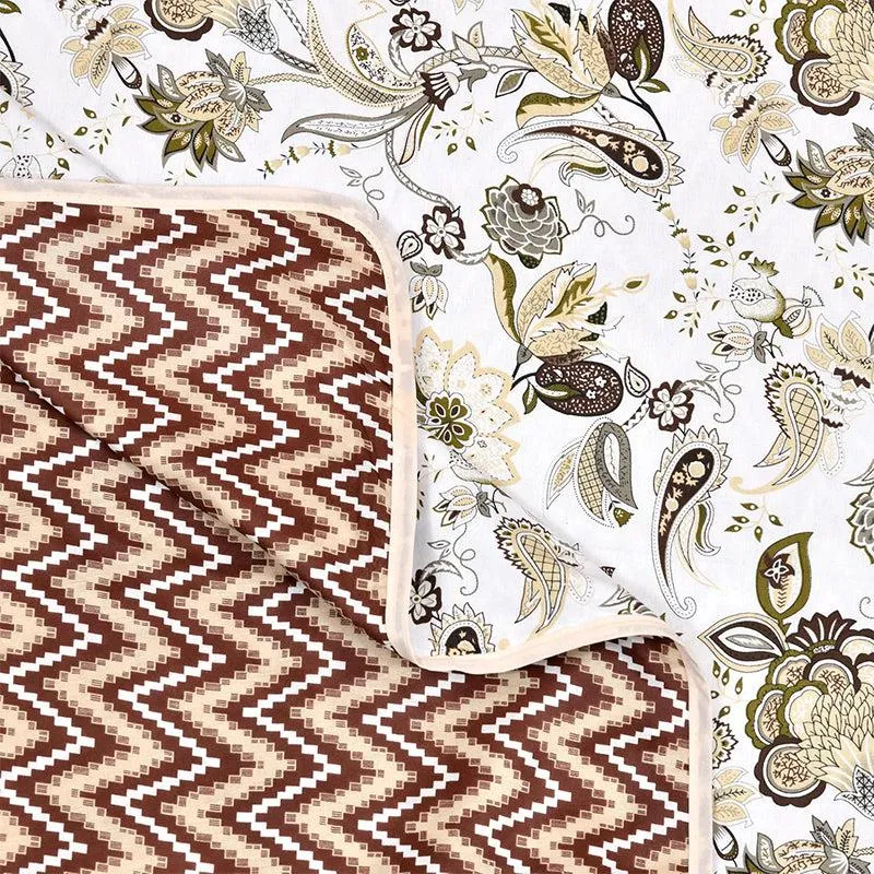 Niya Cotton Cotton Dohar (Brown) - 185 GSM media 3