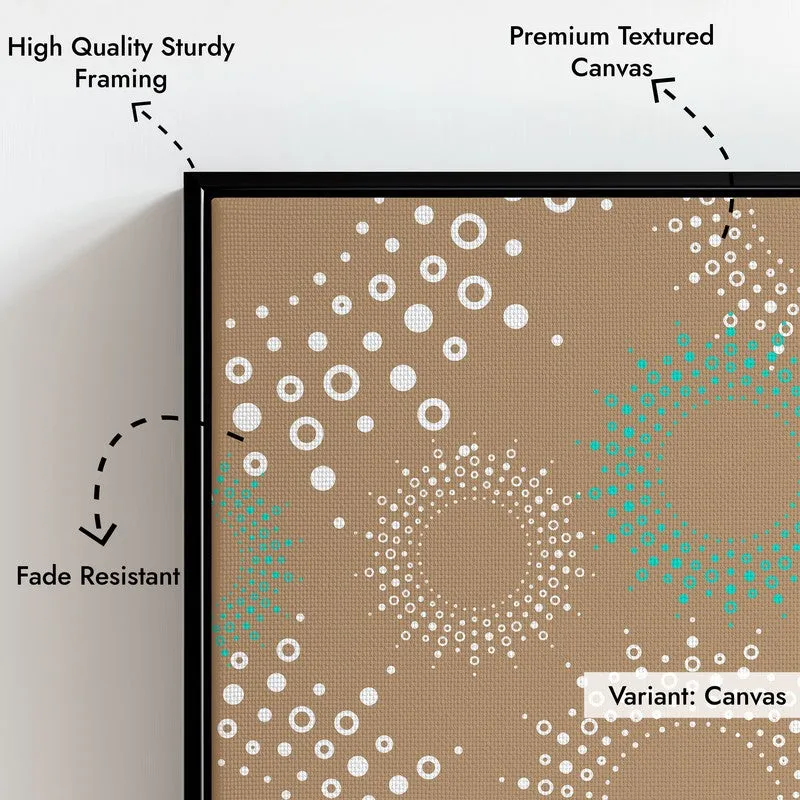 Stellar Echoes Canvas Wall Painting With Black Frame media 9