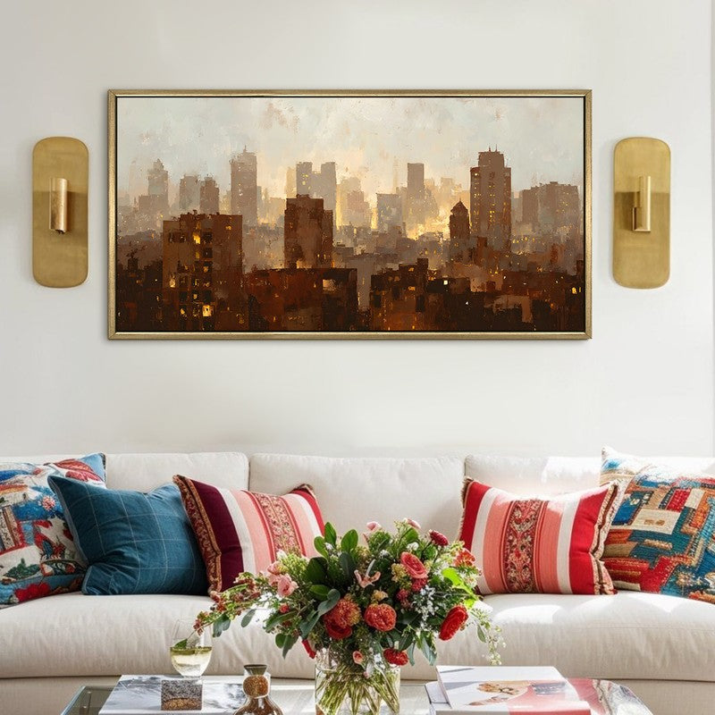 Countryside Haze Canvas Wall Art