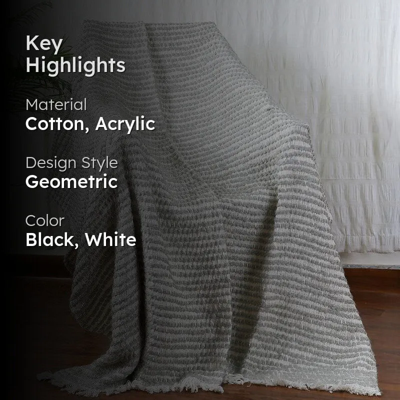 Snuggle & Stripe Knitted Throw media 2