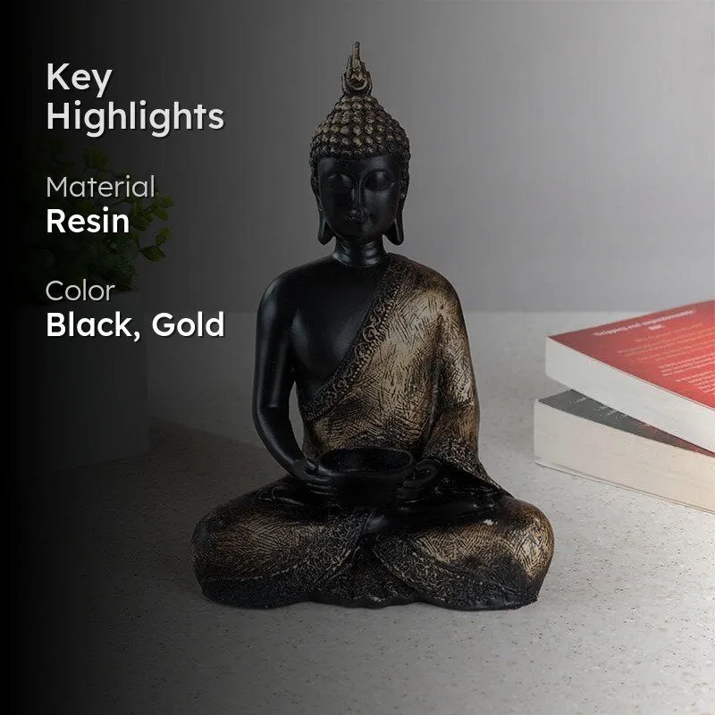 Tranquil Buddha Showpiece media 2