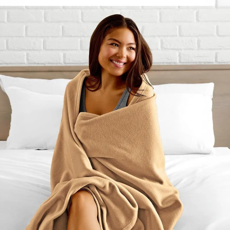 Soft Elite Blanket(Beige) - 220 GSM media 5