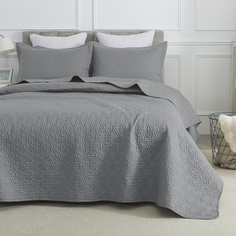 Deep Charcoal Bed Cover media 3