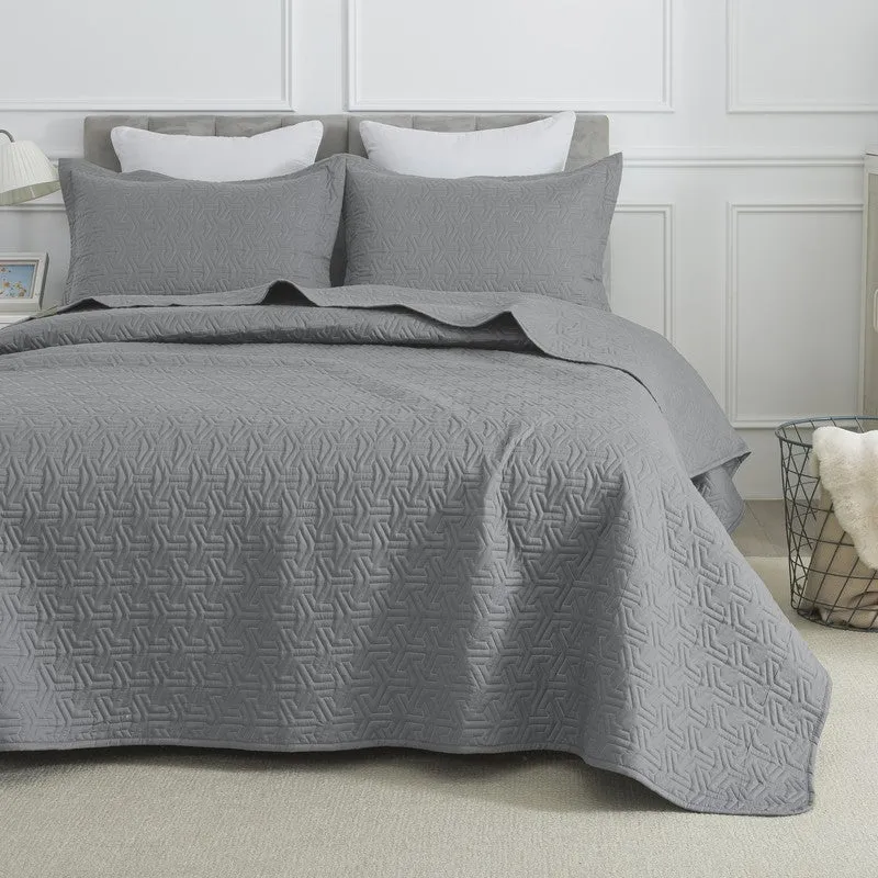 Deep Charcoal Bed Cover media 3