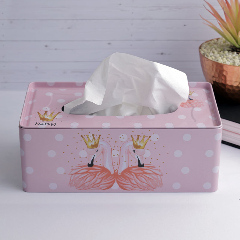 Flamingo Shine Tissue Box media 3