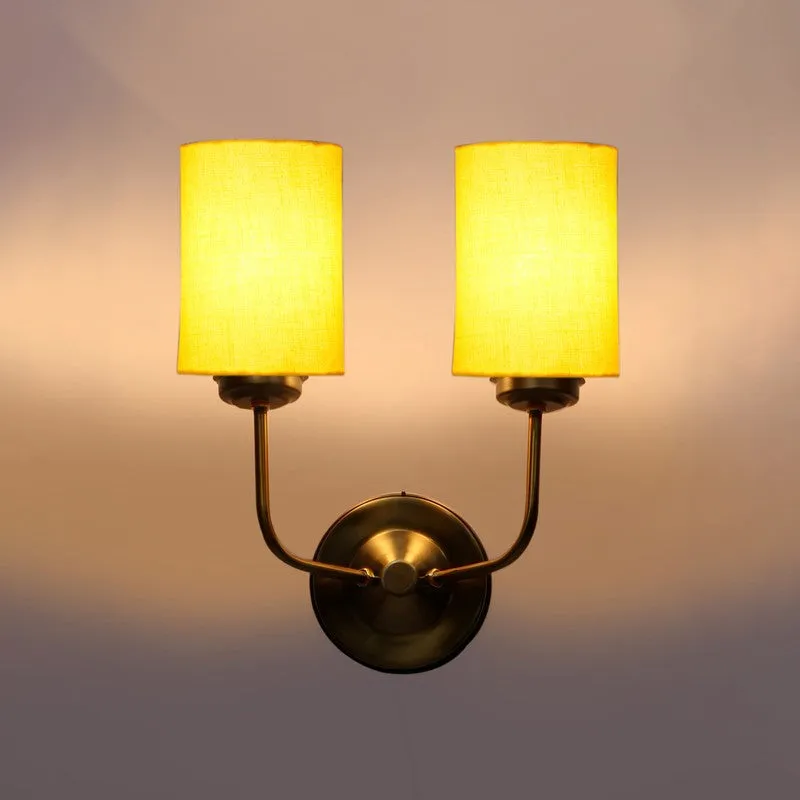 Lumoire Duo Metal Wall Lamp - Gold,Yellow media 6