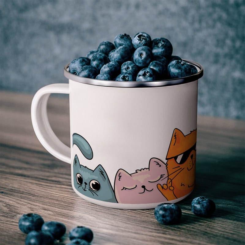 Feline Stainless Steel Coffee Mug (330 mL) media 5