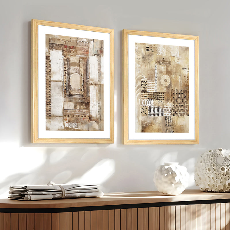 Elarrra Wall Art With Frame - Set Of Two media 7