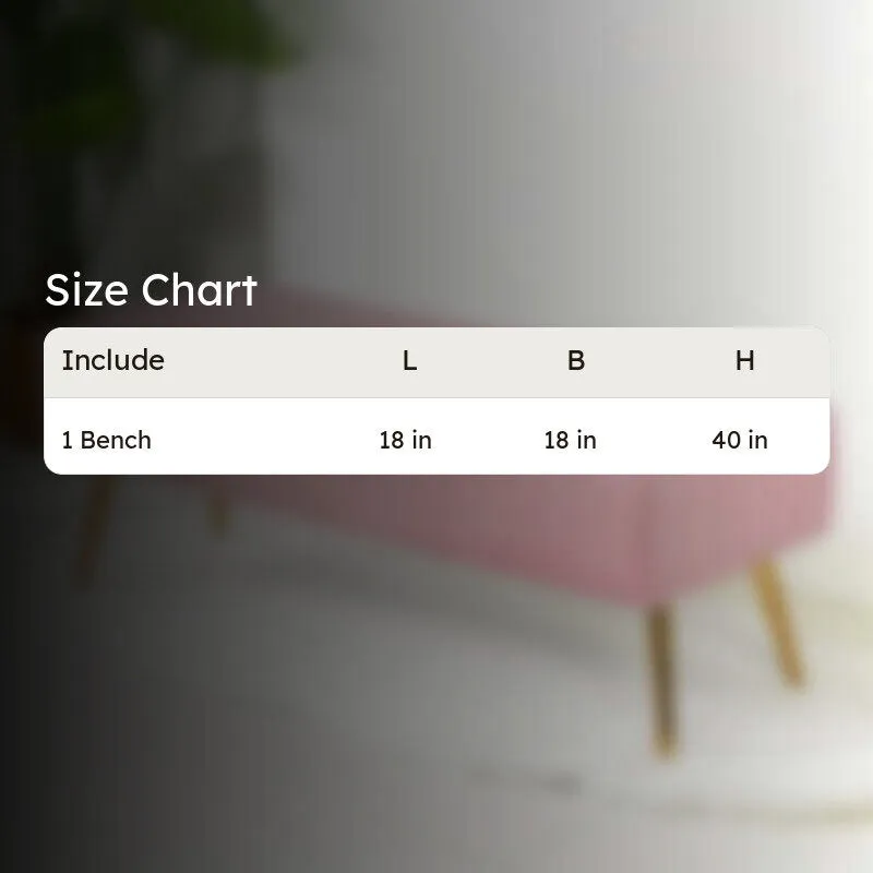 Daine Bench - Pink media 7