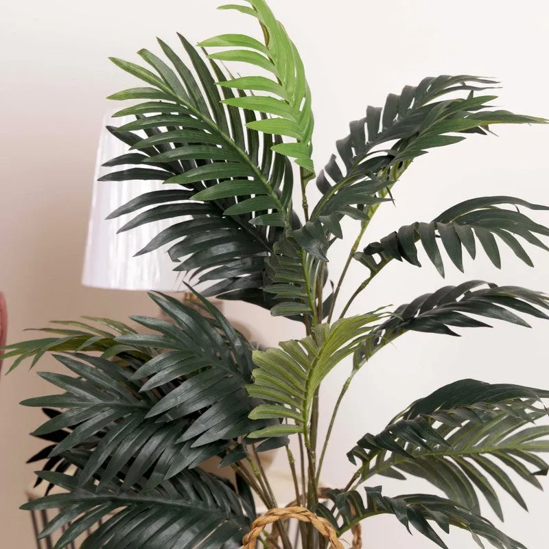 Modern Tropic Artificial Plant With Black Fiber Pot - 2.3 Feet media 4