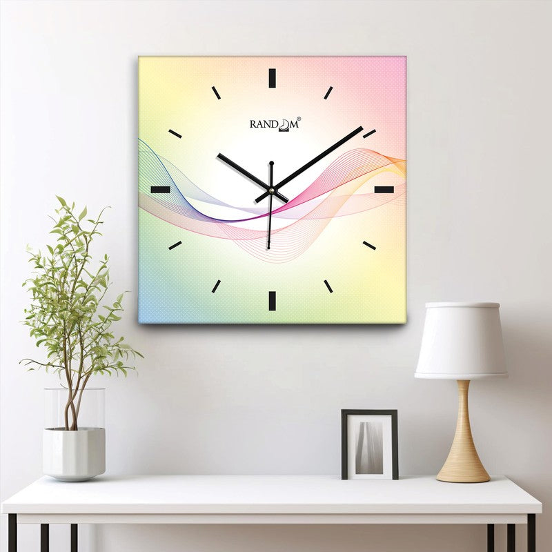 Novyra Analog Wall Clock - Multicolor