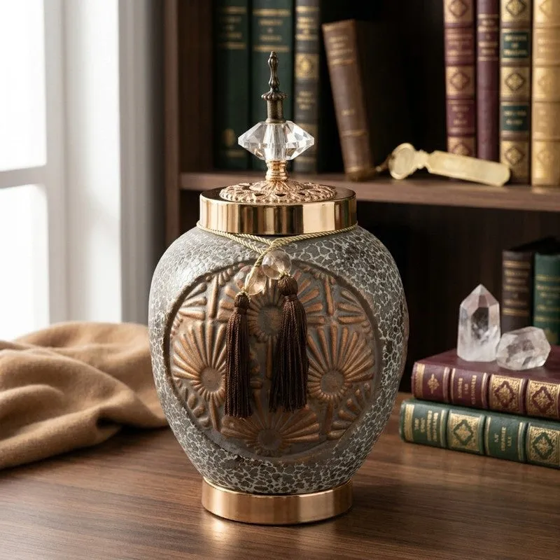 Fogstream Ceramic Jar Showpiece - Large media 1