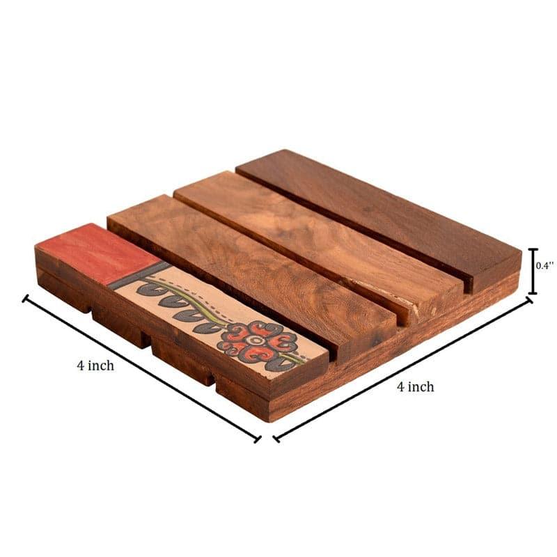 Akshata Wooden Coaster - Set Of Four media 6