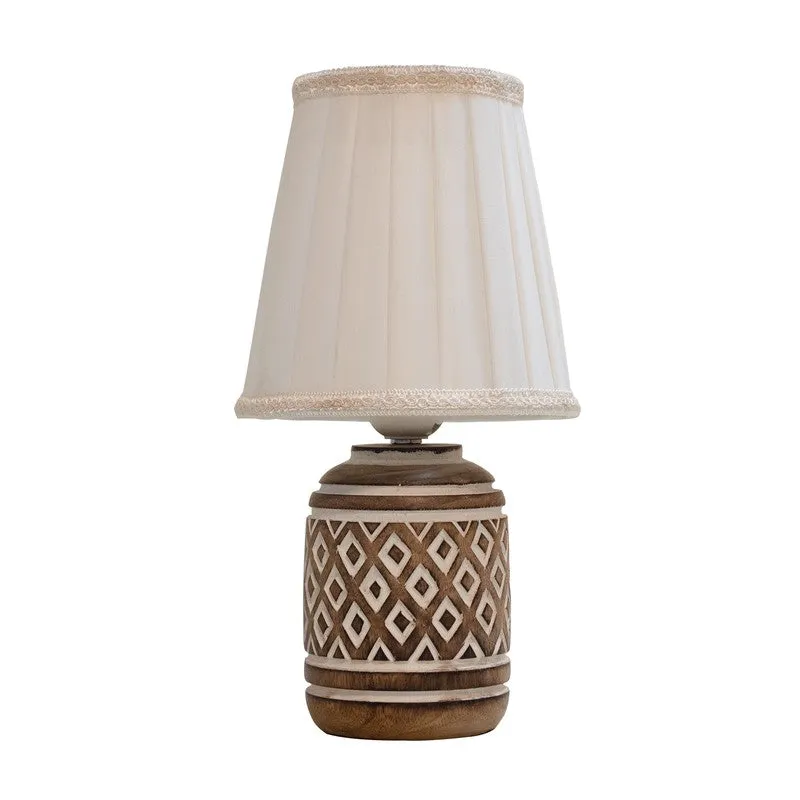 PureAura Wooden Table Lamp media 5
