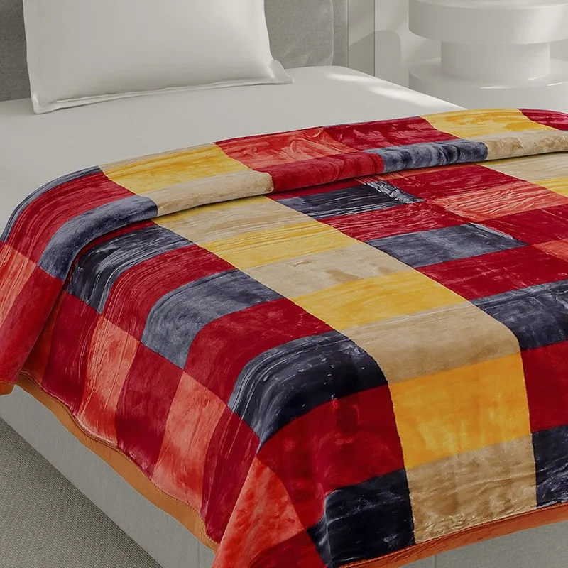 Monte Carlo Autumn Ember Blanket - 597 GSM media 4