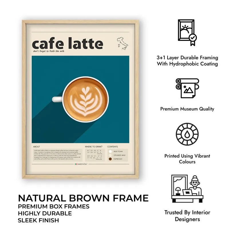 Barista Bloom Archival Canvas Wall Art - Brown media 12