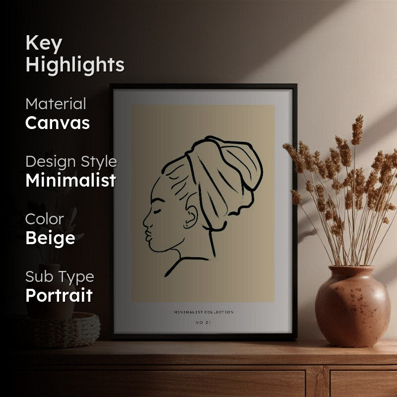 Aura Archival Canvas Wall Art - Black Frame media 2