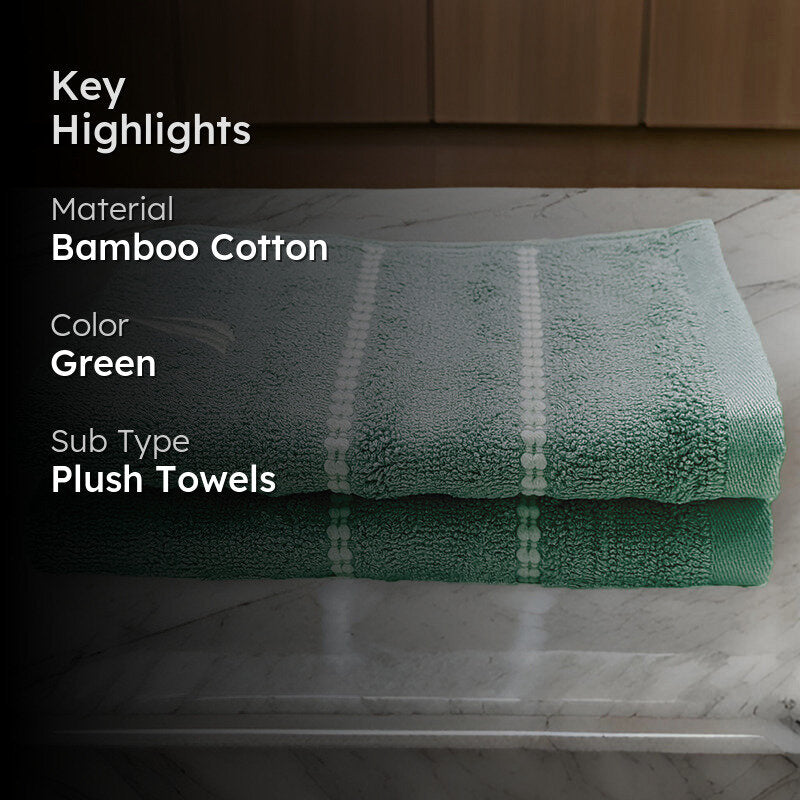 Nautica Oasis Hand Towel (Mint) - Set Of Two media 2