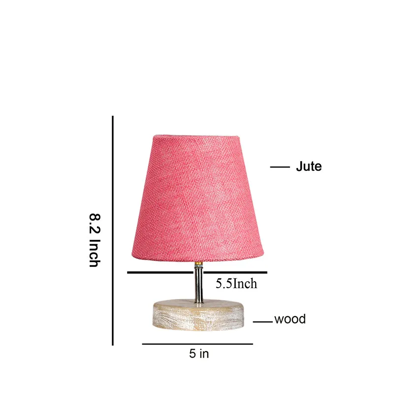 Neso Jute Table Lamp - Pink,Brown media 5