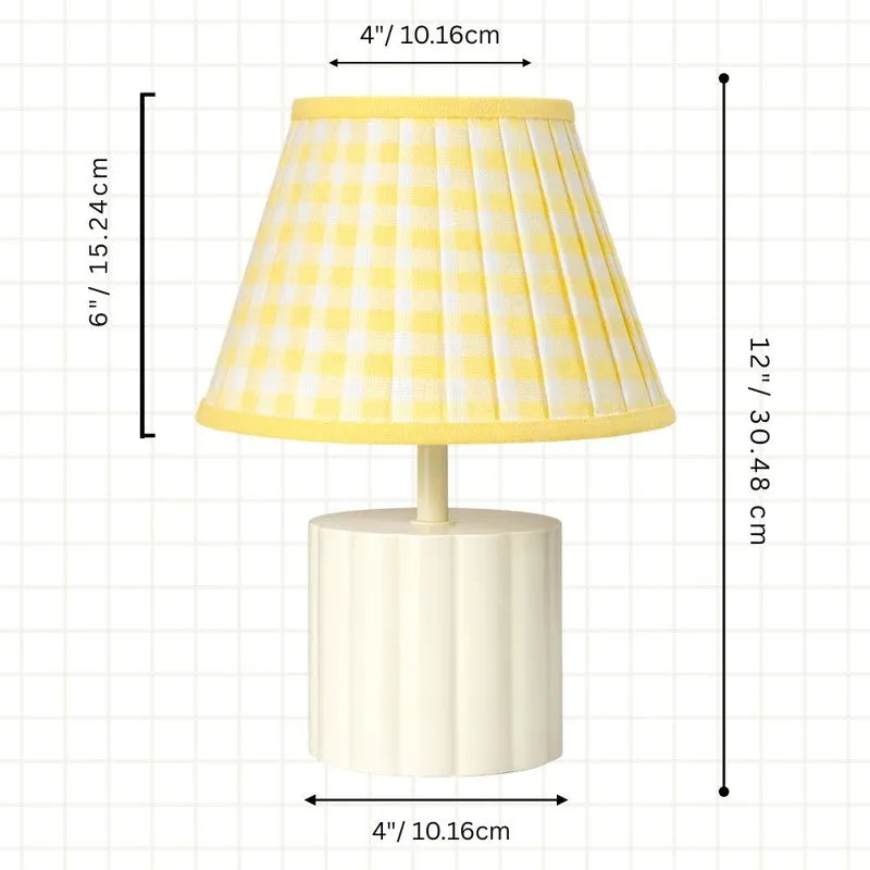 Landon Vista Cotton Table Lamp - Yellow media 8