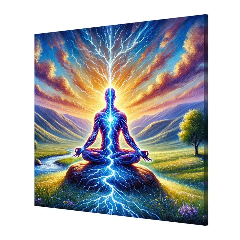 Spirtual Eneregy Wall Painting media 5