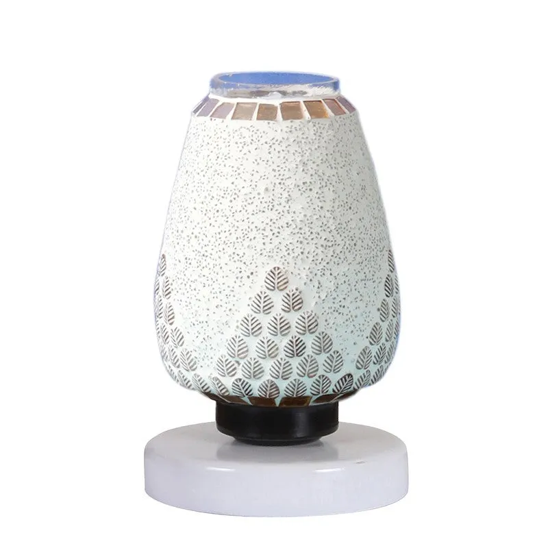 Prismyne Glass Table Lamp With Wooden Base media 5