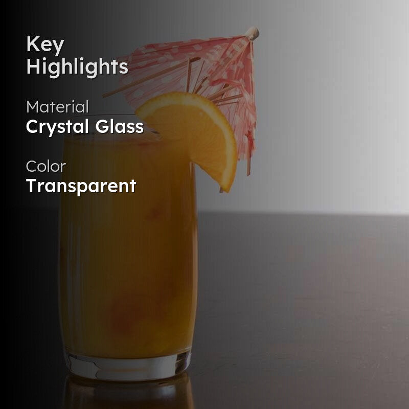Classic Bohemia Crystal Highball Glass (380 ml) - Set of Six media 2