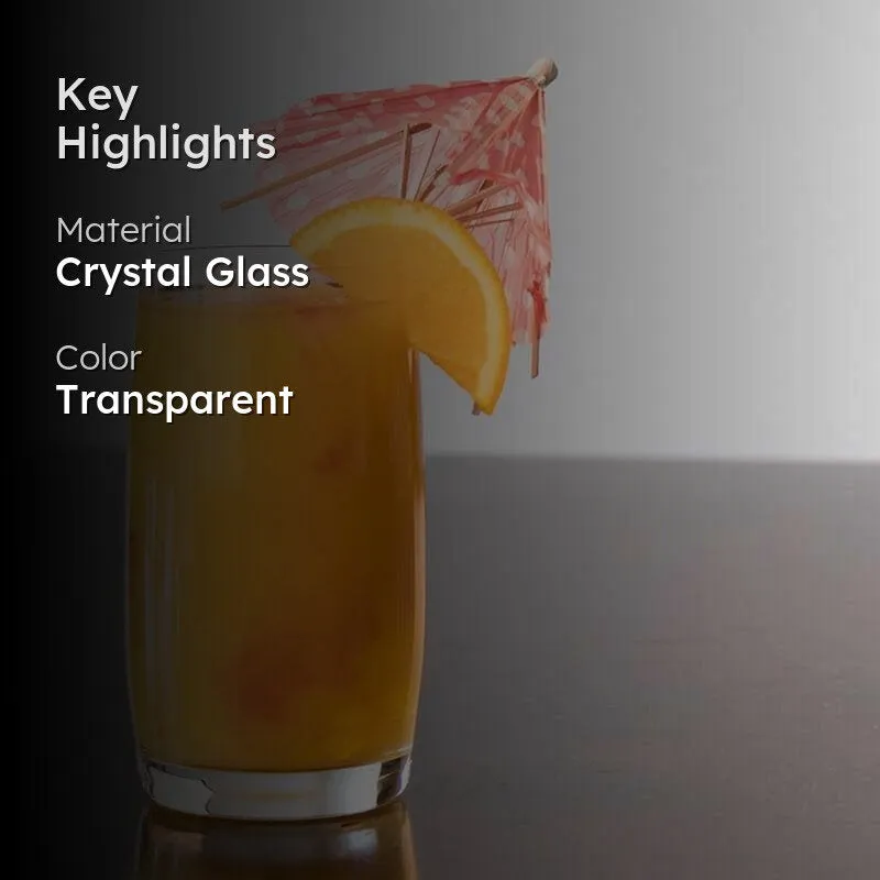 Classic Bohemia Crystal Highball Glass (380 ml) - Set of Six media 2