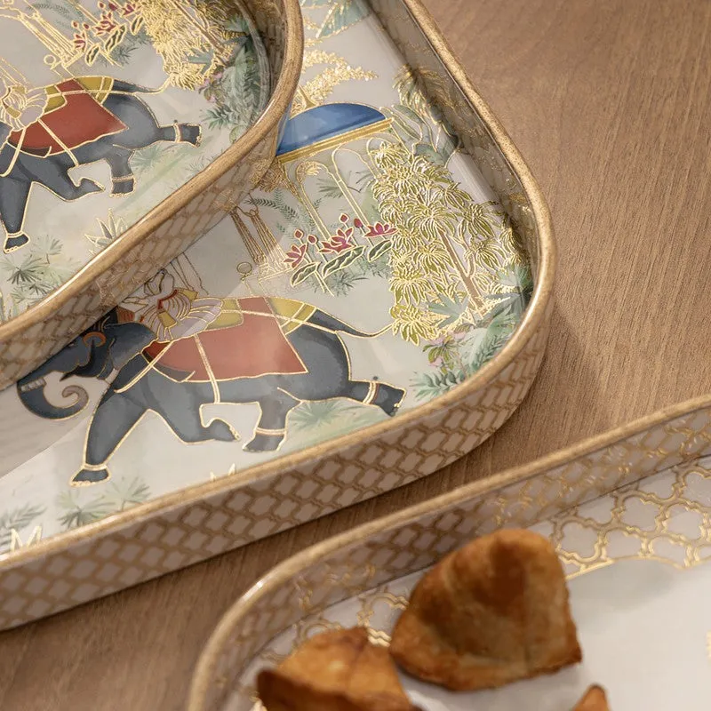 VistaWood Rectangle MDF Serving Tray - Set Of Three media 7