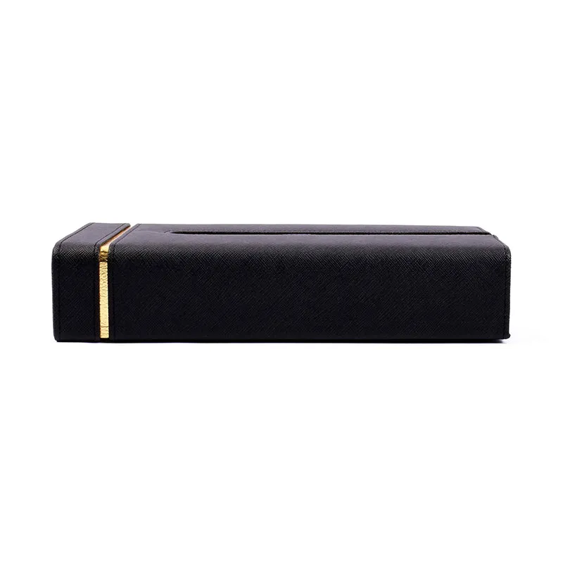 Ceastra Nuo Faux Leather Tissue Holder - Black media 8