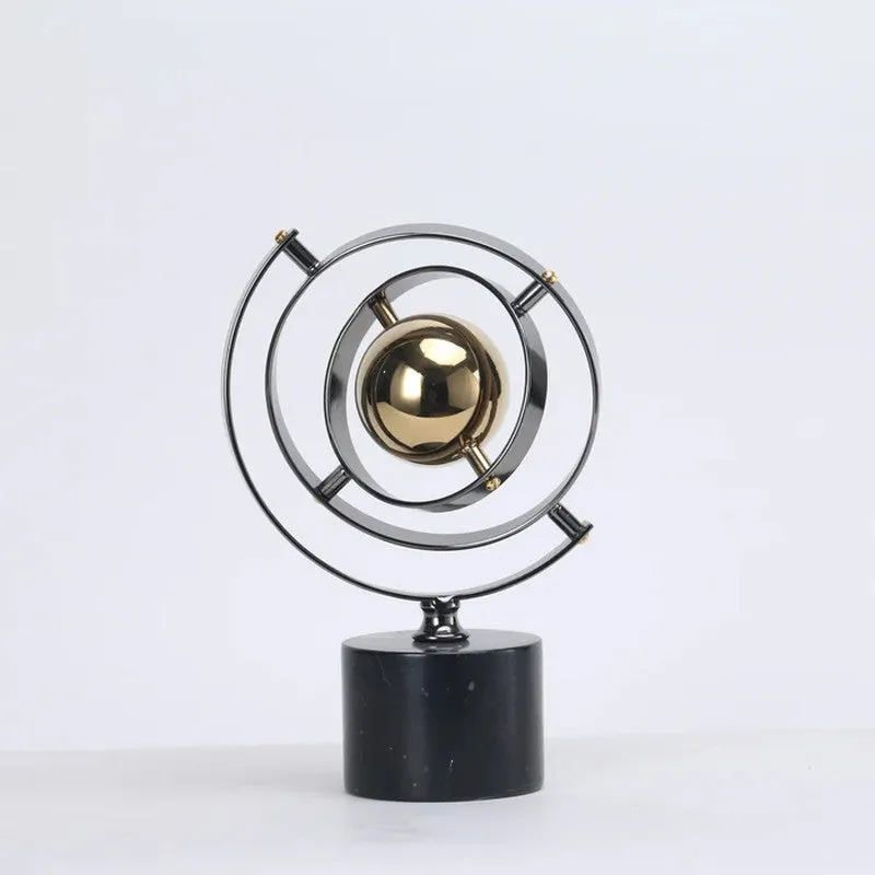 Gyroluxe Metal & Marble Showpiece media 3