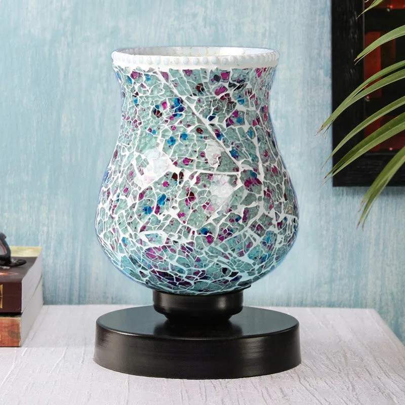 Aurine Mosaic Glass Table Lamp - Multicolor media 3