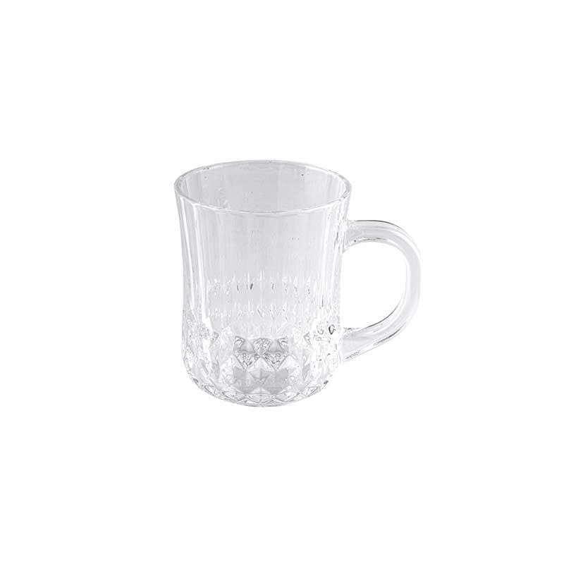 Crux Glass Tea Cup (180 mL Each) -  Set of Six media 5