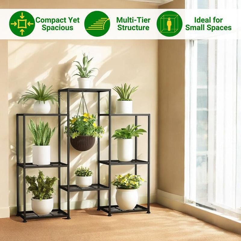 Timber Tier Metal Planter Stand media 4