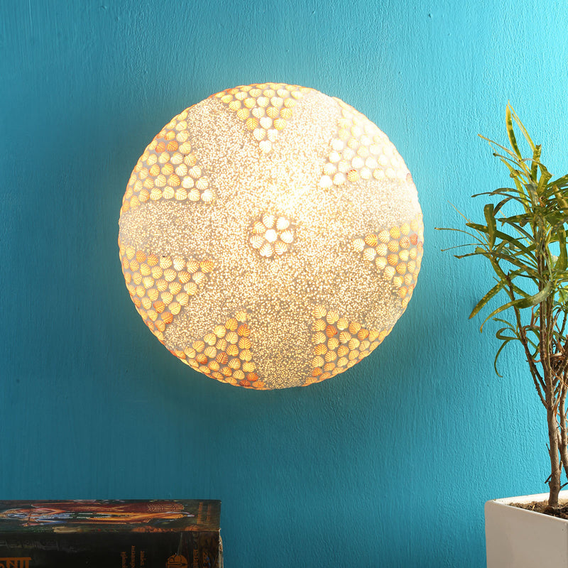 Solith Flush Mount Glass Ceiling Lamp