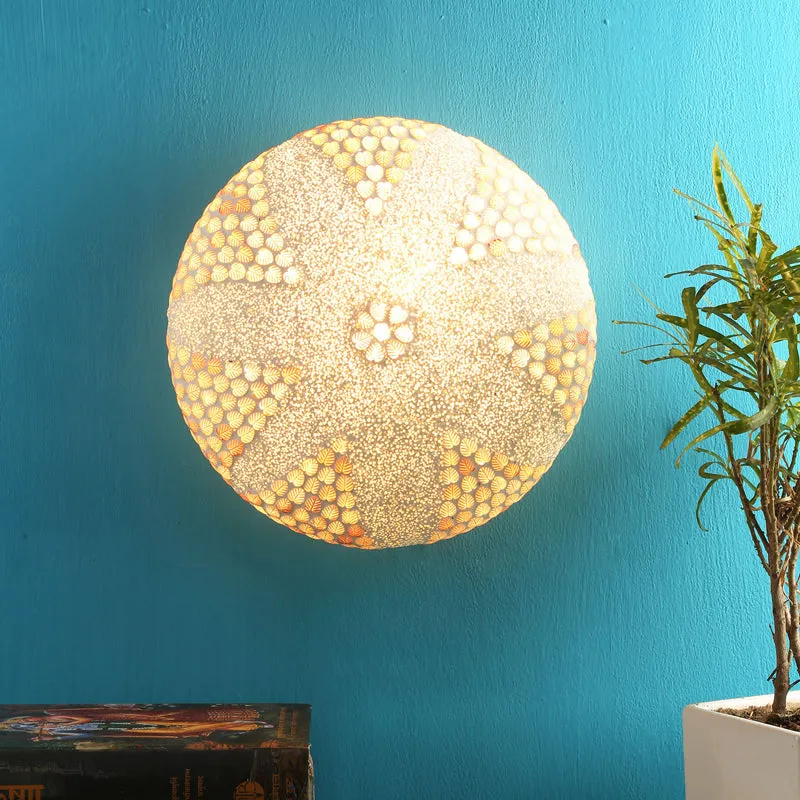 Solith Flush Mount Glass Ceiling Lamp media 1