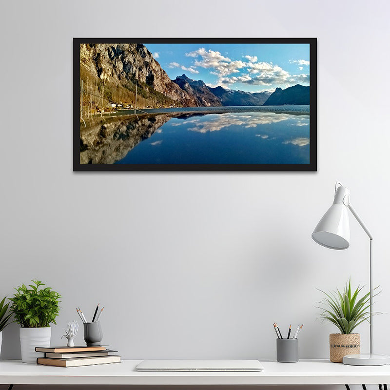 Lake Vista Canvas Wall Painting media 6