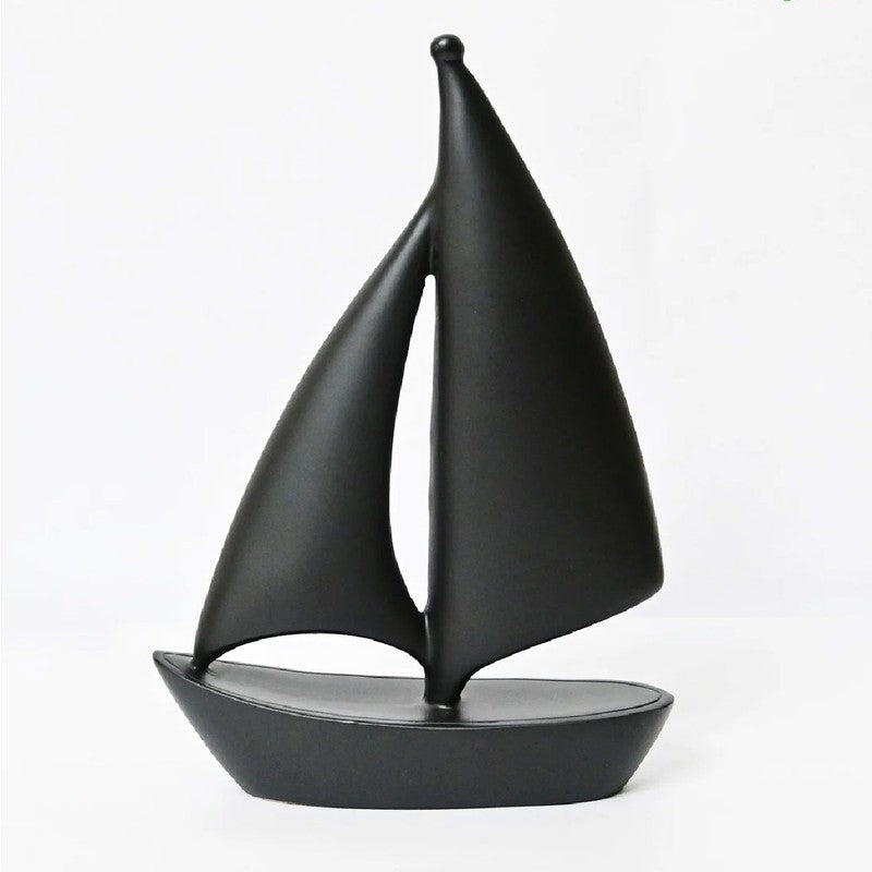 Elvara Abstract Sailboat Showpiece media 3
