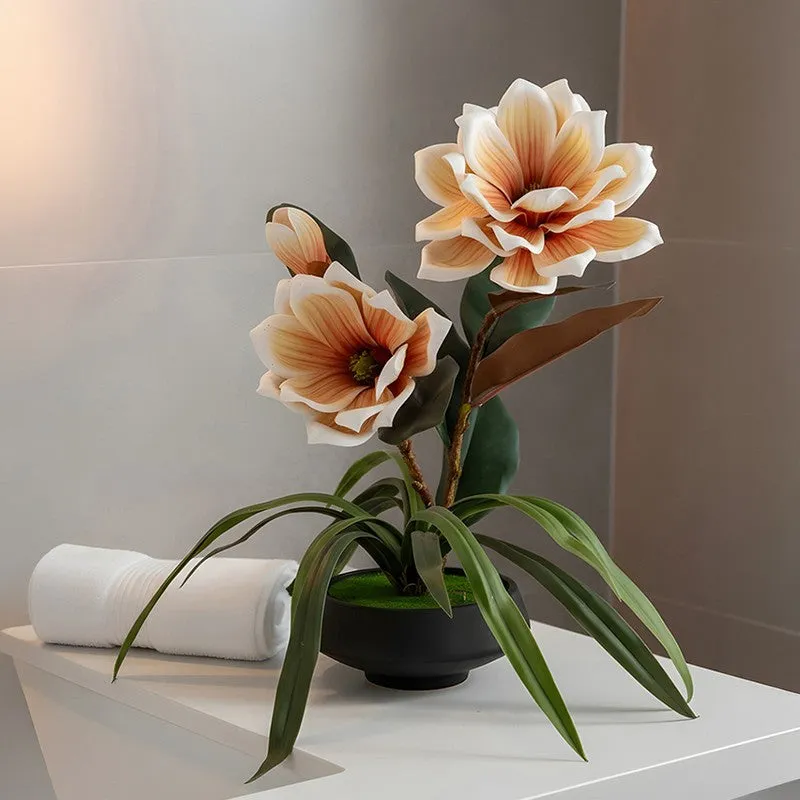 AarviDecor Soft Beige Bloom Foam Artificial Plants media 6