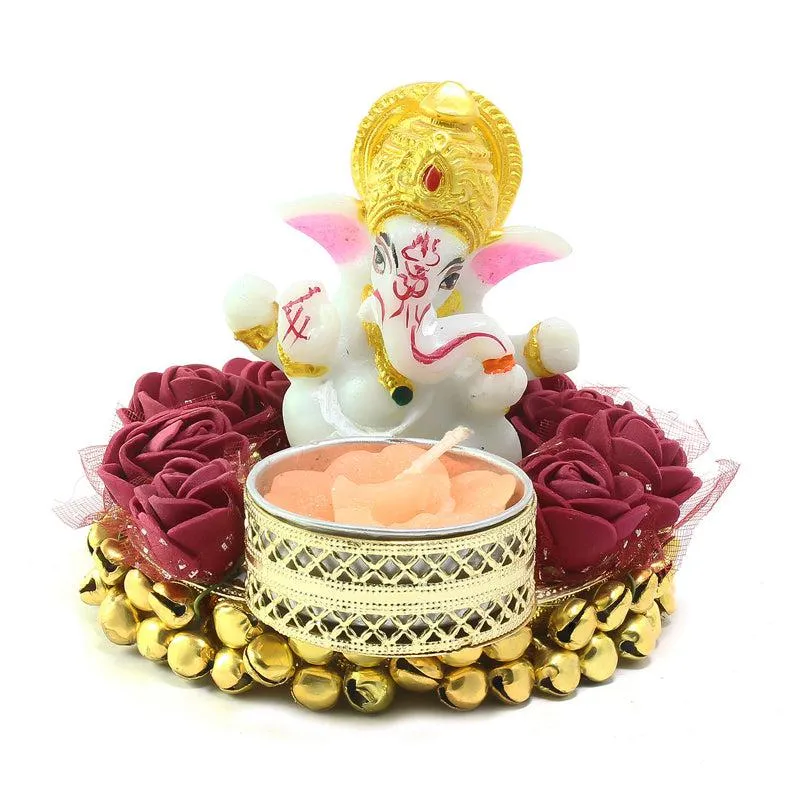 Ganesha Deep Tealight Candle Holder media 3
